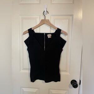 Karen Miller Bandage Tank Top Blouse in Black Size 2